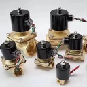 Brass Material 12V 24V 220V DC Stainless Steel Ball 2 Way Single Coil Water Solenoid Valve with 1/2''-2'' Port Size