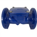 Manual Hydraulic Sewage Backflow Valves Rotary Check Valve Rubber Flapper Designed for Water Media