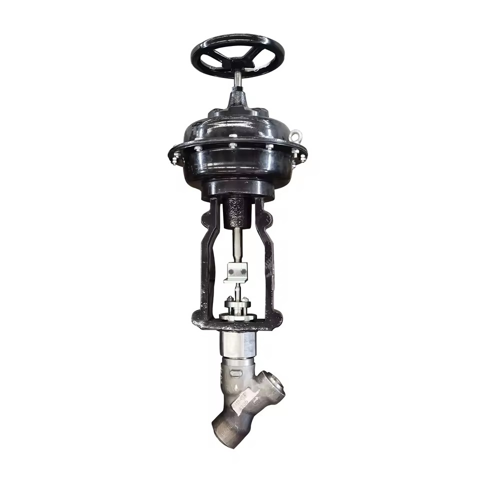Forged Pneumatic Inch Drawing Api A105 Steel Threaded End Y Type Globe Valve