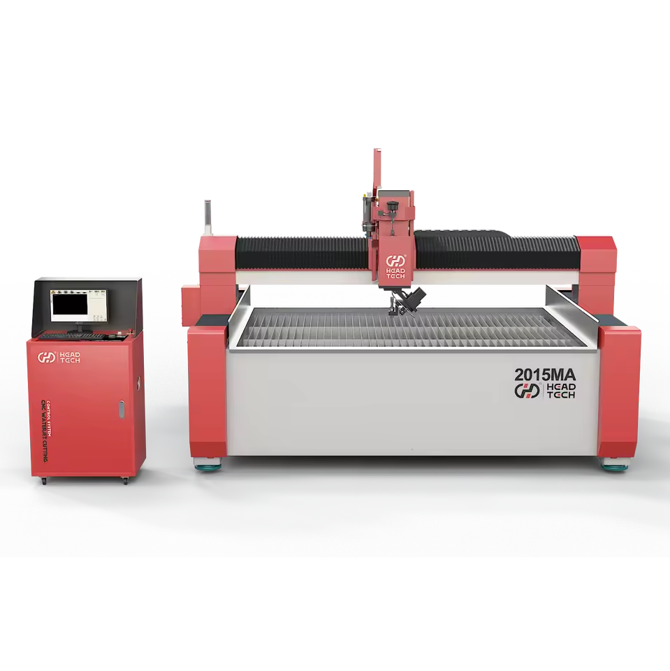 HEAD 3 Axis CNC Water Jet Cutting Machine High Precision Waterjet Machine