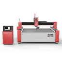 HEAD 3 Axis CNC Water Jet Cutting Machine High Precision Waterjet Machine