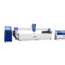 CNC Water Jet Glass Cutter Machine Foam Groover with Motor and Bearing Core Components