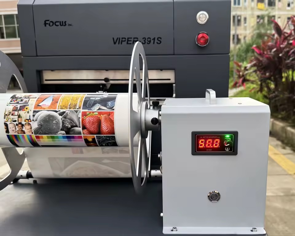A3 & A4 Digital Color Inkjet Roll to Roll Waterproof Label Stickers Printer Thermal Transfer for Label Printing Machine