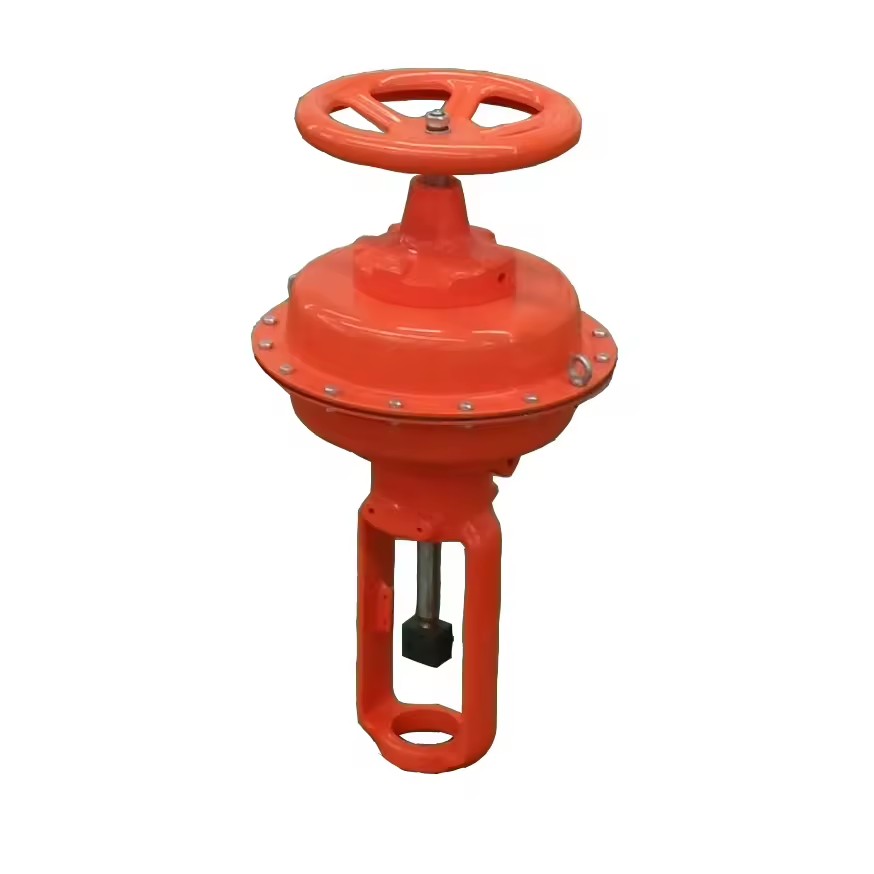 Reverse Action Side Handwheel Diaphragm Single Acting Pneumatic Actuator