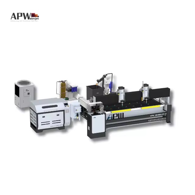 New and Used Stone Cutting Waterjet Machine Water Jet Cutter With Pump Motor Engine Bearing Core Components