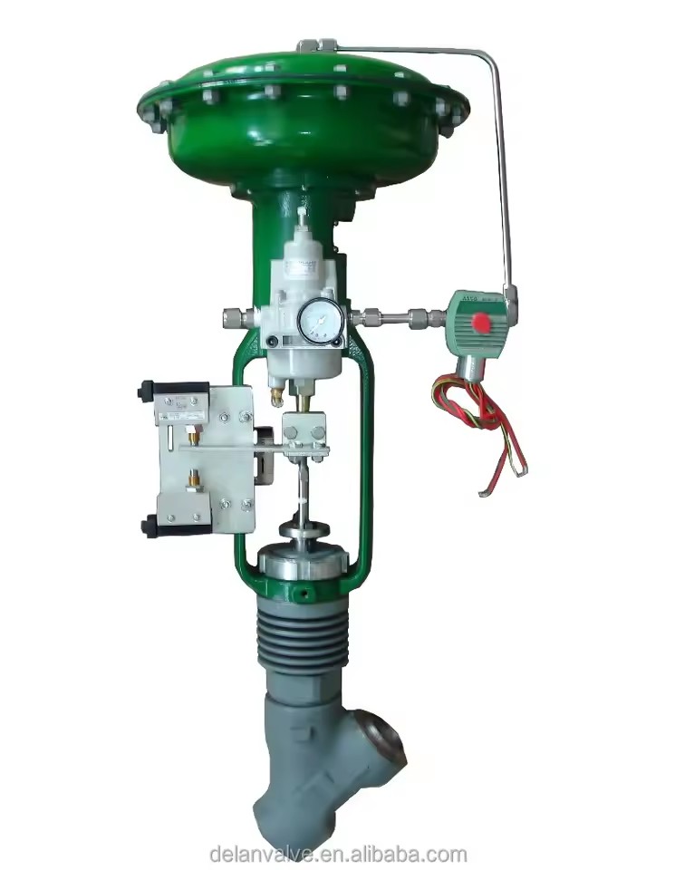 BW SW Flange End Connection Pneumatic Actuator Y-Pattern Alloy Steel Drain Valve