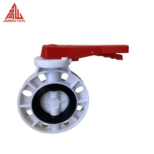 GS D71X 10S/U/F/V Manual Butterfly Valve 8 Inch DN200 UPVC PPH FRPP PVDF ABS Wafer Butterfly Valve