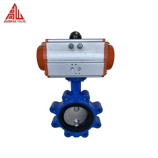GS LTD671X Lug Butterfly Valve PN16 Class150 JIS 10K 5" Inch Double Acting Pneumatic Wafer Butterfly Valve