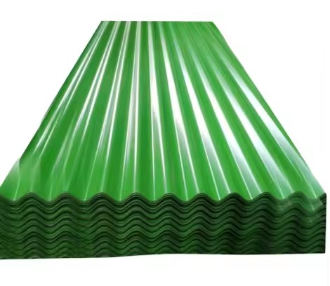 Fast Delivery Antioxidant Prepainted Color Coated Zinc PPGI Corrugated Steel Roofing Sheet for Building Material