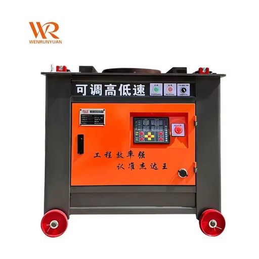 Good Quality Semi Automatic Electric Rebar Bending Machine with Motor Gearbox Precise Bending Angles Factory Supply