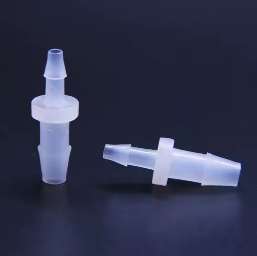 Manufacturer PVDF Plastic Reducing Joint Hose Barb Connector Connection Pipe Fitting