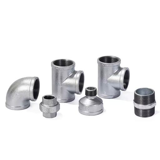 FM UL Malleable Cast Iron Zinc Plated Pipe Fittings for Water Pipe System with Casting Technology OEM/ODM Customized