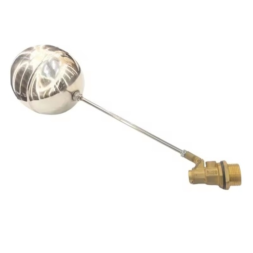 Brass Ball Structure Hydraulic 1/2~2 Inch Male Thread Float Valve Water Level Controller for Water Tank OEM Customizable