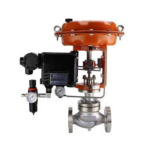 Customized Pneumatic Operated Control Valve with Digital Positioner Available PressurePN16.PN25.PN40