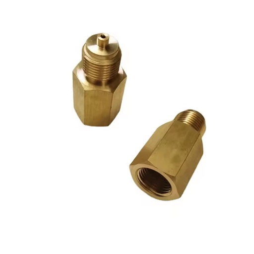 1/2\" NPT Piston Type Brass Pressure Gauge Snubber Pneumatic Instrument for Gas Media