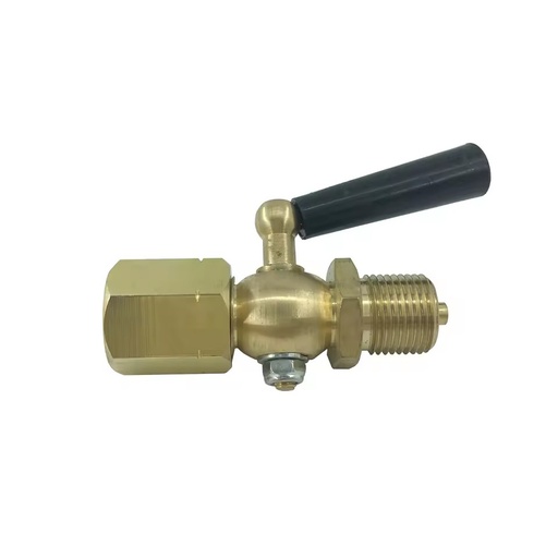PN 25 Male X Female Adjusting Nut Connection Brass Pressure Gauge Shut-off Cock