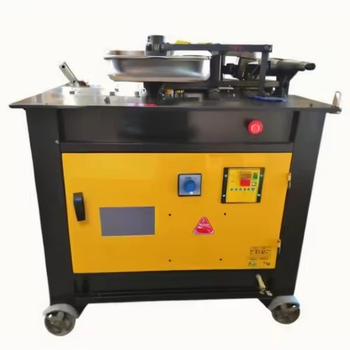 Electric Automatic Steel Bar Rebar Arc Bending Machine Circular Curving Bender for Metal Bars Pipes with Gearbox Motor Drive