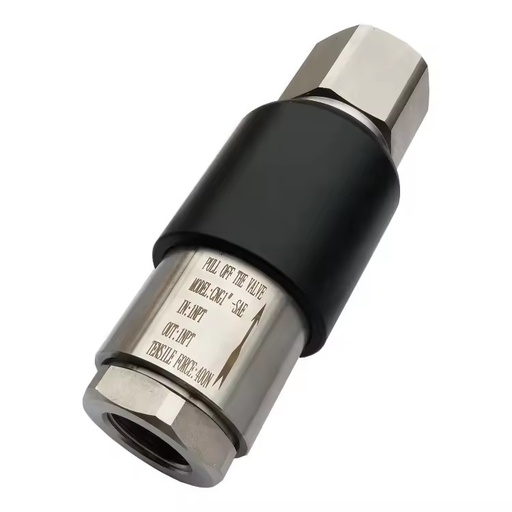 Pneumatic Inline Trailer Breakaway Valve for CNG Dispenser & LPG for Gas Media