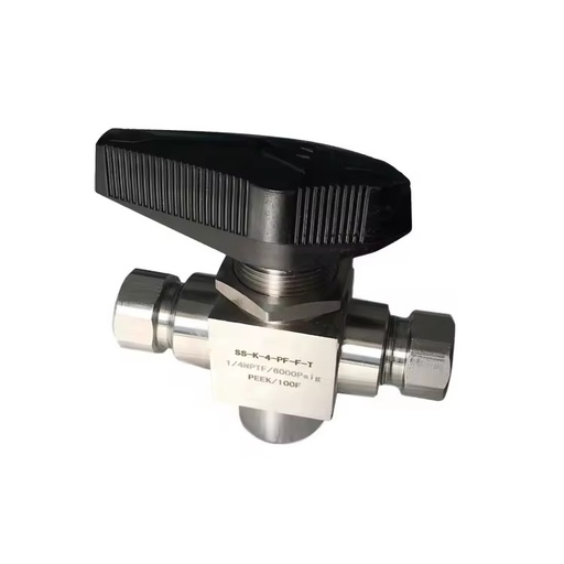 316SS 6000 psi CNG Dispenser 1/4 Fnpt Instrument Manual 3 Way Ball Valve for Water 316SS 6000 psi CNG Dispenser 1/4 Manual Water