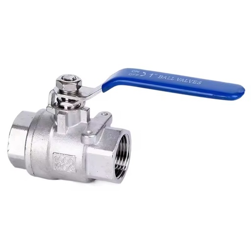 Stainless Steel Ball Valve 1/4\" to 4\" Mini 1000WOG BSP 304/316 NPT 1/2/3PC SS Manual OEM Customizable