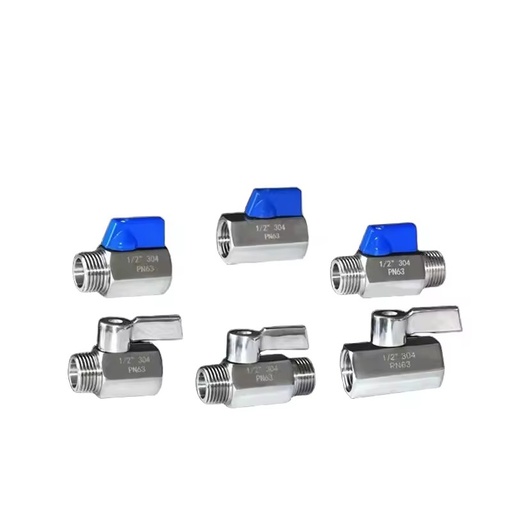 Mini Manual 1/2 Inch 3/4 Inch Stainless Steel Ball Valve Threaded Valve for Water Gas Pipe Flow Control OEM Customizable