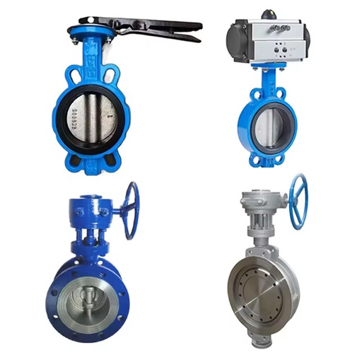 Industrial PN10/PN16 Manual Handle Butterfly Valve Wafer Lug Design UPVC Body Medium Temperature Customizable Water Control