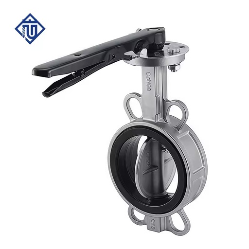 304 Stainless Steel Lever Operated Wafer Butterfly Valve with EPDM Seat