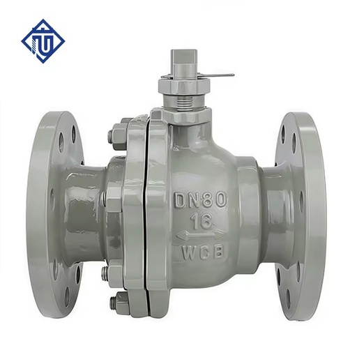 WCB Cast Steel PN16 PN25 Flange Floating Ball Valve