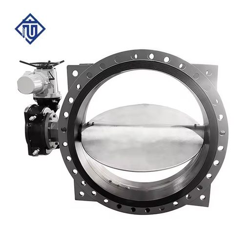 Electric Air Flow Control Valve Ventilation Butterfly Valve for Hot/Cold Air, Flue/Dusty Gas