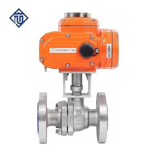Stainless Steel Explosion-Proof Electric Flanged Ball Valve Shut-off Valve for Oil & Gas