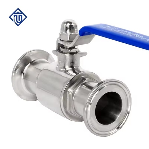 Sanitary Tri-Clamp Ball Valve 304/316L Stainless Steel Manual Full Port Food Grade Shut-off Valve