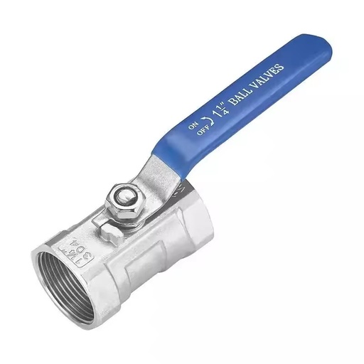 One Piece Manual Operated Control Water Oil Gas Cut Off 1000Wog Handle DN8 Stainless Steel Ball Valve
