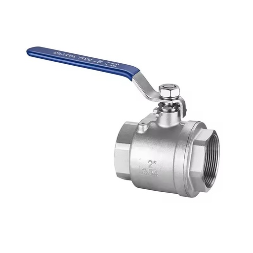 2pc Stainless Steel 316 DN15 Screw End Type Metal Water Control Pipe Long Handle Manual 1/4"-4" Ball Valves OEM ISO9001/CE