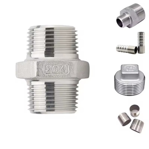 Hot Selling 304 Stainless Steel Casting Female Pipe Fittings Strong Universality Corrosion-resistant