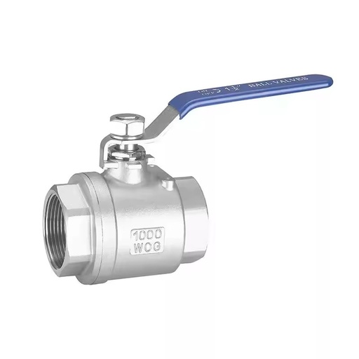Normal Temperature Manual Operated Pneumatic Float Stainless Steel 316 Standard 2pc Screw Ball Valve