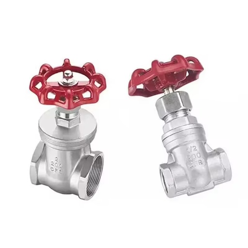 PN 1.6-6.4Mpa Water Oil Gas DN32 Standard Pipe Fitting Stainless Steel SS201 Thread Screw End Pipe Control Gate Valve