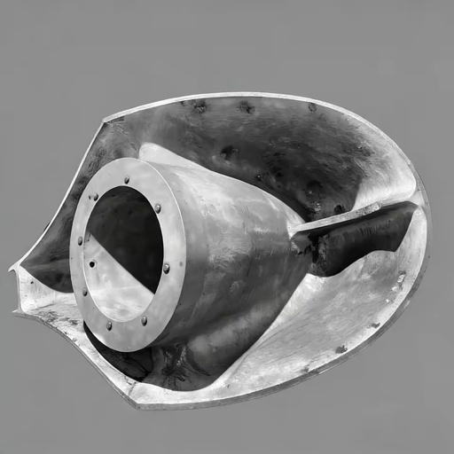 Custom Marine Rudder Stern Frame S3001 |Alloy Steel Casting (ZG270-500/DH36/EH36) 5-20 Ton UT/MT Tested