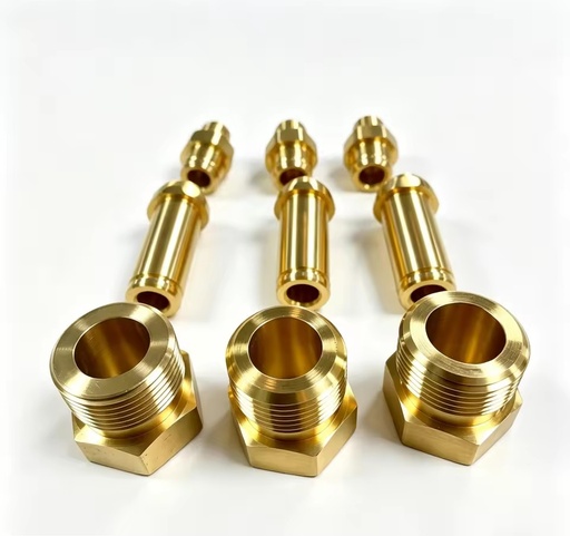 Custom Brass Machined Parts C36000 304 316 Model C7009 Fitting for CNC Machining
