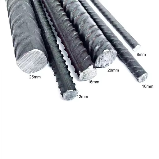 Factory Wholesale AISI Non-Alloy Deformed Steel Rebar HRB400/500 Grade Cutting Bending Welding 12m Length Construction