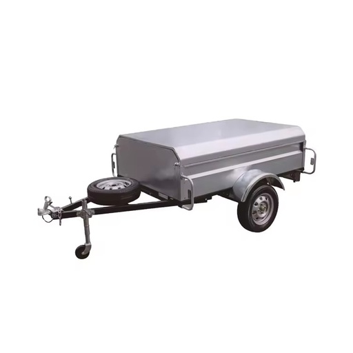 Good Quality Single Axle Galvanized Camp Box Trailer