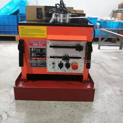 RB Rebar Bending Machine 6-25MM Steel Bar Bender Electric Power 110V 220V Steel Bar Bending Machine for Rebar Processing