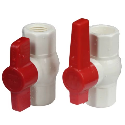 NSF61 HJ Brand Water DIN Pvc Valve Plastic Ball Valve PVC Ball Valve