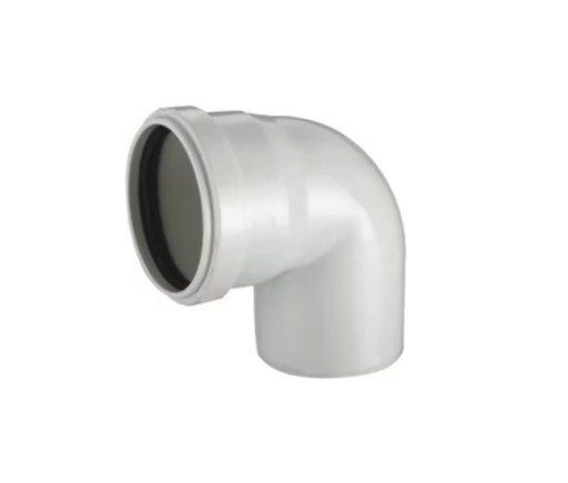 HJ Manufacture DIN Standard PVC Fittings for Water Drainage with Gasket Elbow
