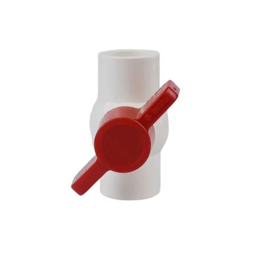 HJ Wholesale Best Price DIN 63mm 2 Inch White Color Pvc Compact Ball Valve