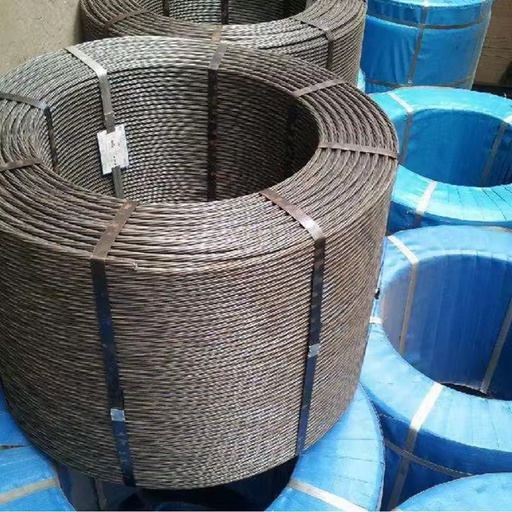 High-Strength 12.7-15.2mm 1*7 PC Steel Strand | 1860MPa Prestressed Concrete Wire for Bridges, Buildings & Highway Construction