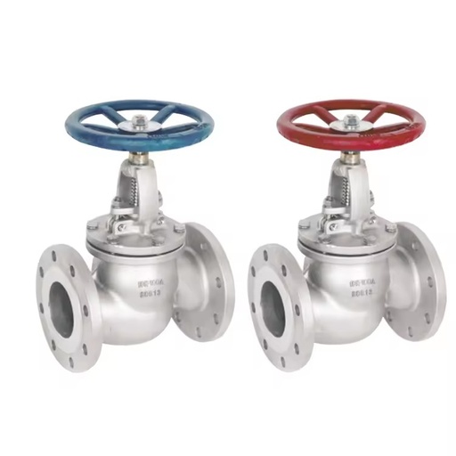 JIS Standard F7301 DN15-65 Marine Globe Valves Through Shut-Off Flange End 5K Bronze Manual Stop Structure