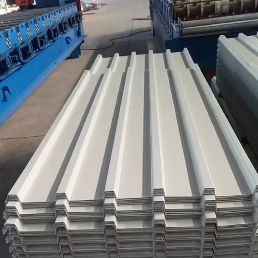 DX51D Z275 Galvanized Iron Roofing Sheet IBR Trapezoid Wavy Metal Tile for Factory Prefab House Use Custom Size