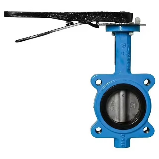 Customized High Quality Manual Dn150 Center Line Ductile Iron Double Flange End Butterfly Valve for Water Small Industrial
