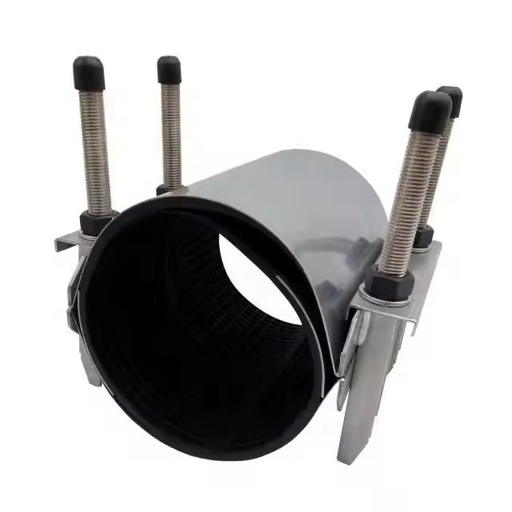 Quick Connect Ductile Iron Single Band Stainless Steel Water Pipe Clamp Leak Repair for High Pressure Smooth Surface Treatment