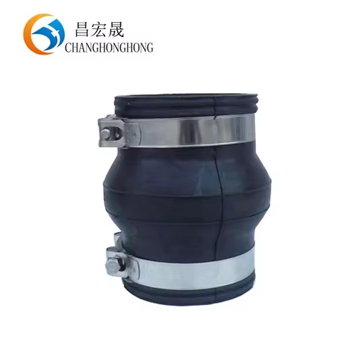 Industrial Grade Corrosion-Resistant Rubber Flex Joint Clamped Vibration Reduction Pipe Connector for Pump/Valve Pipe Fittings